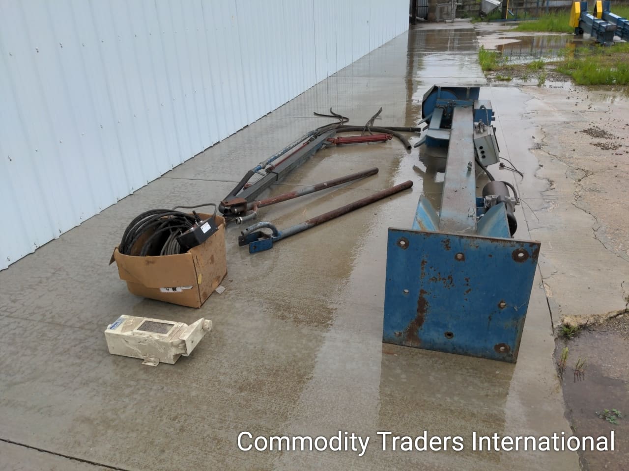 A bunch of tools and equipment on the floor
